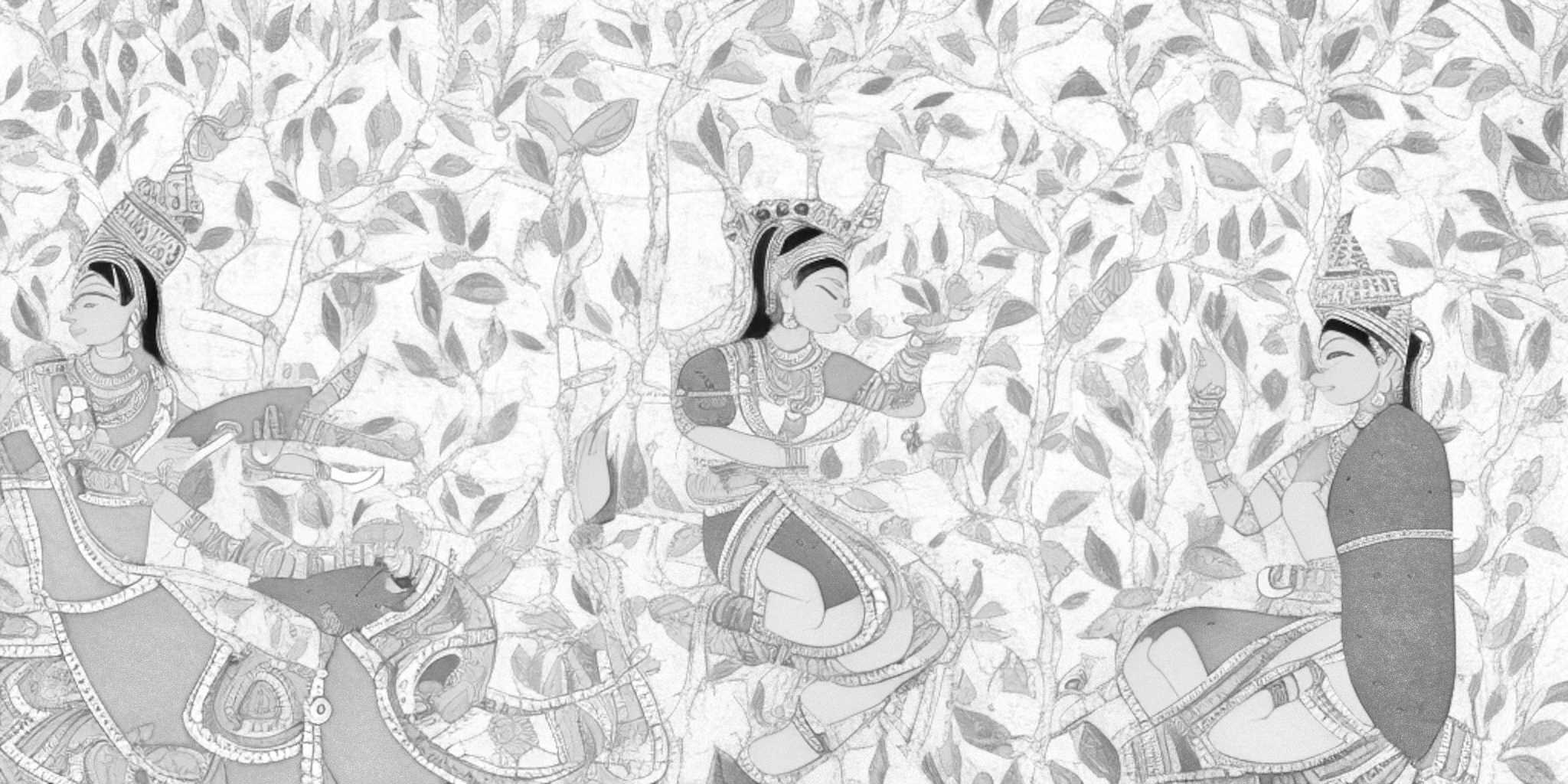 madhubani art sketches